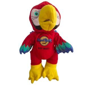 Vintage Hard Rock Cafe Key West Bear Dressed Like A Parrot-11 In-GUC
